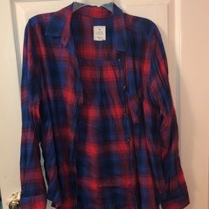 Plaid button up
